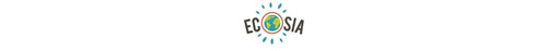 Ecosia logo planting trees